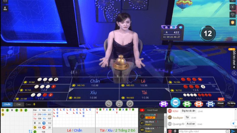 Các thao tác đặt cược xóc đĩa online rất dễ thực hiện